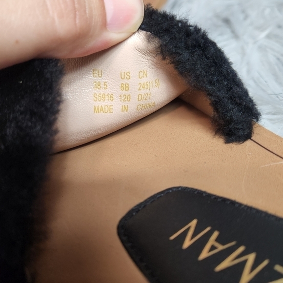 NWOB Stuart Weitzman Cammy Shearling-Strap Slide Sandals | 8.0 - Picture 10 of 10